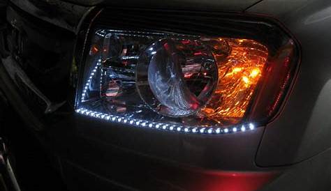 New Honda Pilot LED DRL Head Light Strips Daytime Running Lamps