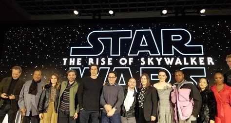 Star Wars The Rise Of Skywalker Cast Interview December 2019