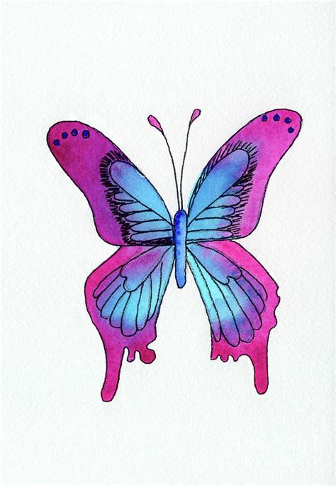 Whimsical Butterfly Painting By Norma Appleton Fine Art America