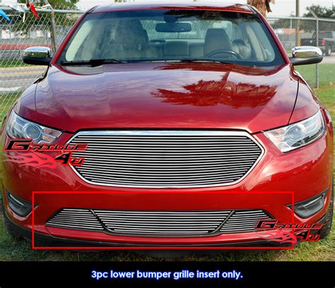 Fits 2013 2017 Ford Taurus Sho Lower Bumper Billet Grille Insert Ebay