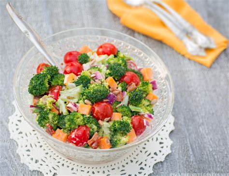 Eating healthy low carb food is an important part of effective diabetes. Sugar-Free Broccoli Bacon Salad (Low Carb, Diabetic-Friendly, Gluten-Free) + A New Cookbook ...