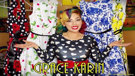 Grace Karin Vintage Dress Try On Haul Youtube