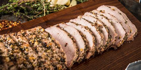 This pork loin roast recipe creates a perfectly tender meat that is so full of flavor, and it for this recipe we are using boneless pork loin. Roasted Pork Tenderloin with Garlic & Herbs Recipe | Traeger Grills