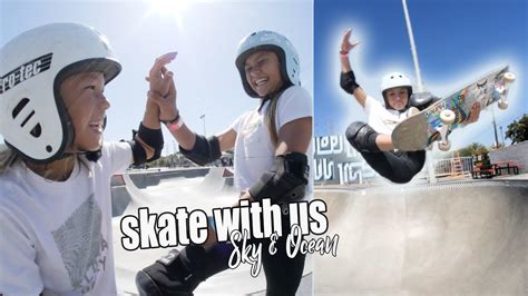 Skate With Us Ocean And Sky Brown Youtube