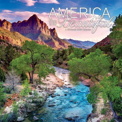 America The Beautiful 2020 Wall Calendar