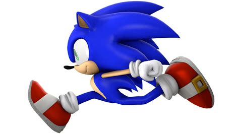 Sonic Hedgehog Running Fast
