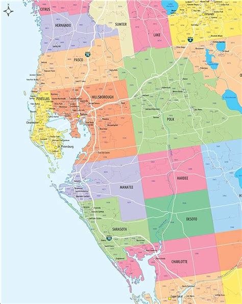 Sarasota County Zip Code Map Map