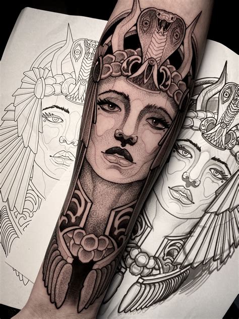 cleopatra tatuagem egípcia tatuagem egito tatuagem egipicia