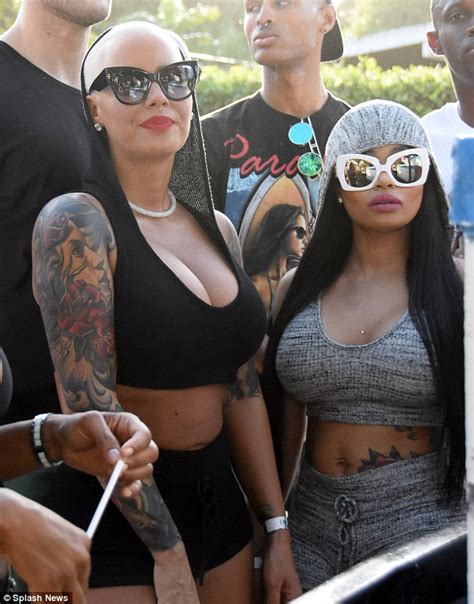 Amber Rose And Blac Chyna Wear Eye Popping Outfits At Trinidad Carnival Daily Mail Online