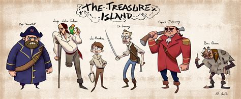 Artstation The Treasure Island Character Design