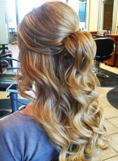 Prom Hairstyles For Long Hair Half Up Half Down Formal