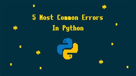 5 Most Common Errors In Python Programming Shorts YouTube