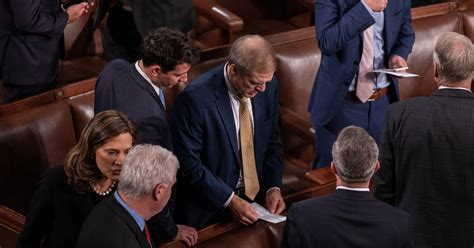 House Speaker Election House Delays 2nd Speaker Vote After Jordans Loss The New York Times