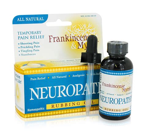 Neuropathy Rubbing Oil 2oz 59ml Frankincense And Myrrh