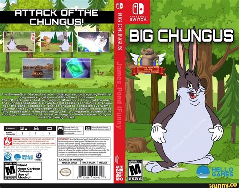 Nintendo Switch Attack Of The Chungus Snonnho Big Chungus Jamespond
