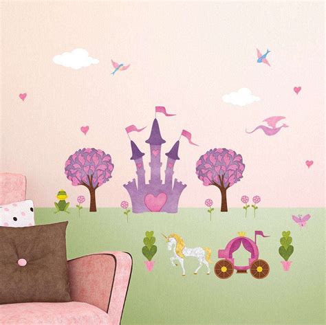 Princess Wall Stickers Peel And Stick Decals For Princess Wall Decor