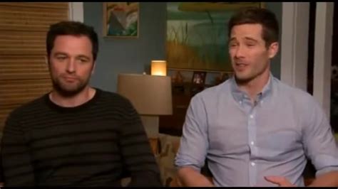 Matthew Rhys With Luke Macfarlane Interviewed On Et Canada Luke