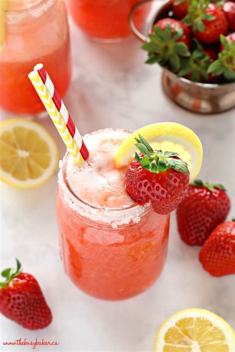 Healthy Strawberry Lemonade Refined Sugar Free The Busy Baker