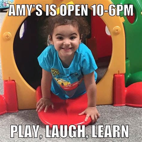 Amys Indoor Playground — We Are Open 10 6pm Tuesday Thursday At Amys