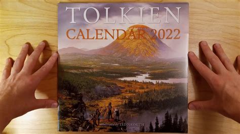 Tolkien Calendar 2022 Flip Through And Review Youtube