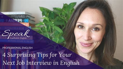 job interviews in english 4 surprising tips youtube