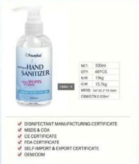 Hand Sanitizer 300ml Omnicare Group