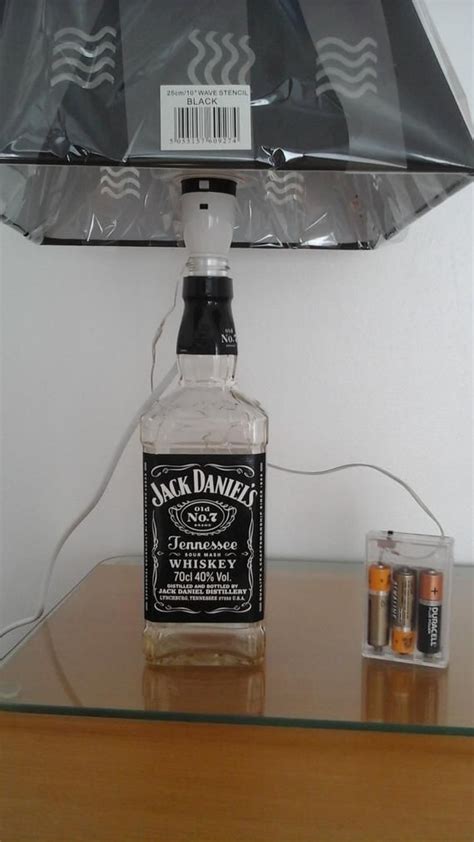 Hand Made Jack Daniels Bottle Lamp Jack Daniels Lamp Jack Daniels Light