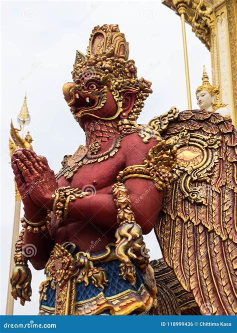 Garuda Or The King Of Birds State Symbol Of Thailand Stock Image