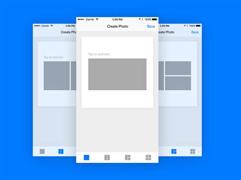 Photo Grid App Concept by Andy Peninger | Dribbble | Dribbble