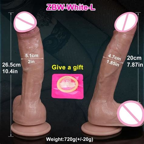 Super Vraie Peau Silicone Grand Gode Énorme Ventouse Réaliste Coq Mâle