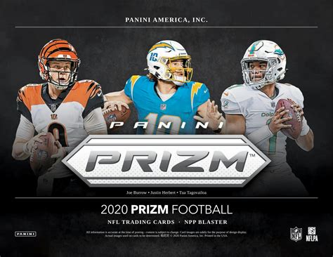2020 Panini Prizm Football 6 Pack Blaster Box Lazer Prizms Da Card World