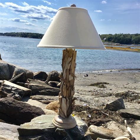 Driftwood Lamp Table Lamp 32” Driftwood Table Lamp Beach Lighting
