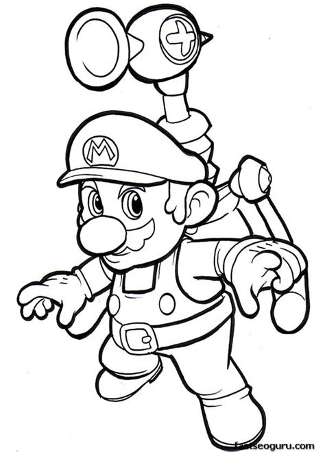 Remember your favorite childhood game. Print out cartoon Super Mario world coloring pages