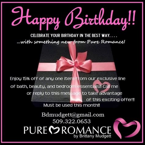 birthday pure romance pure romance party romances ideas holidays and events party planning