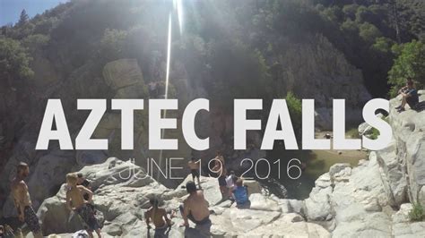 Cliff Jumping Aztec Falls Youtube