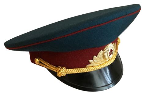 Soviet Ussr Russian Military Army Officer Parade Uniform Visor Hat