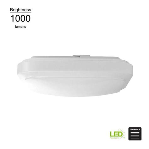 What is the minimum distance from the top of the light to the ceiling that is permitted? UPC 849489000251 - Hampton Bay Ceiling Mounted Lighting 12 ...