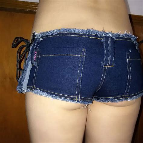Sexy Women Hollow Tassel Low Rise Waist Hot Short Sexy Denim Booty Sexy Jeans Shorts Bandage