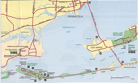 Map Of Pensacola Florida Maps Of Florida