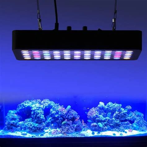 180w Dimmable Led Aquarium Light 60x3w Full Spectrum Ir Uv Corel Reef