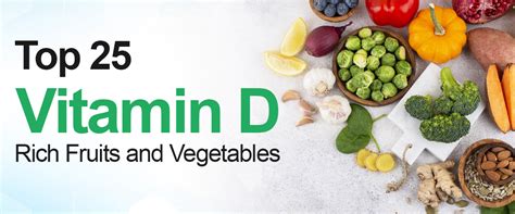 Vitamin D Rich Fruits And Vegetables