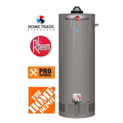 Rheem Gas Water Heater Power Vent Year Warranty