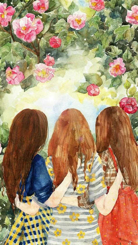 Bff Drawings, Art Logo, Cute Wallpapers, Art Girl, Cover Art, Iphone