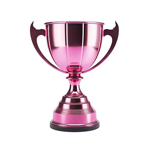 Generative Ai Png Winner Trophy Pink Golden Champion Cup 27172639 Png