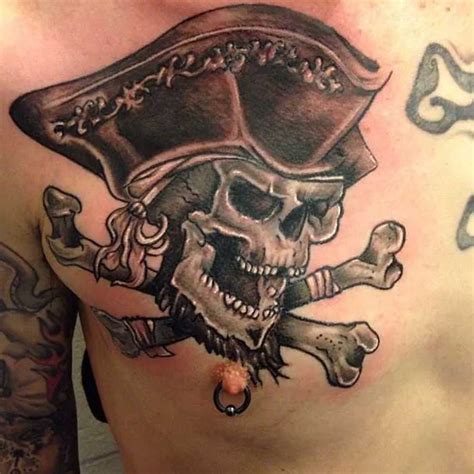 12 Attractive Pirate Crossbone Tattoo Designs List Bark