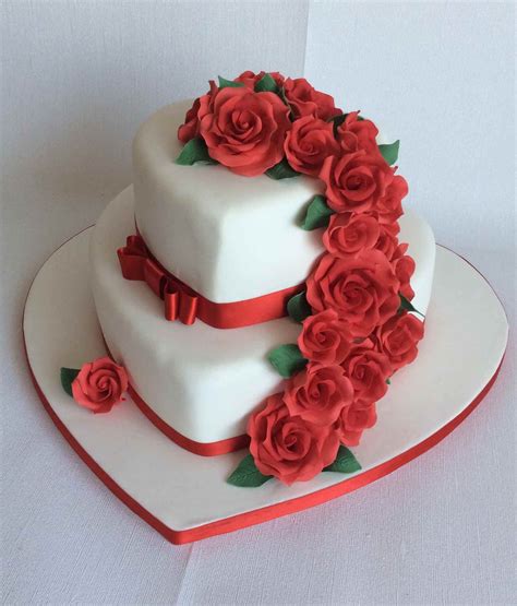 2 Tier Love Heart Wedding Cake 21 Gobal Creative Platform For Custom