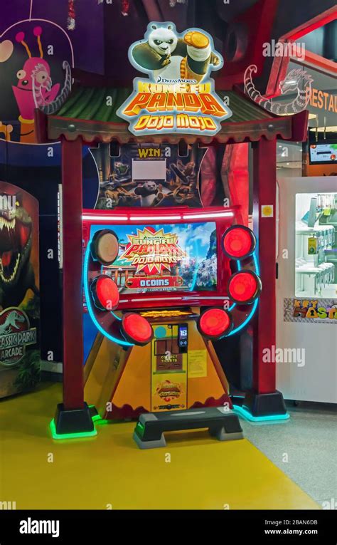 Dnipro Ukraine December 29 2019 Children Game Arcade Entertainment