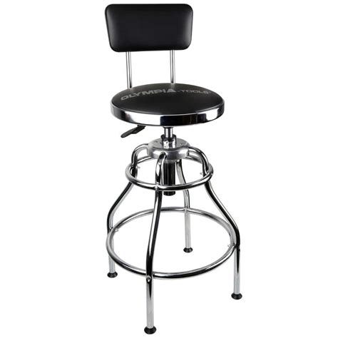 Chairs And Sofas Stools Adjustable Shop Stool With Backrest