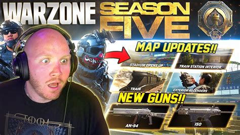 New Warzone Season 5 Battlepass Patch Notes Map Changes Youtube