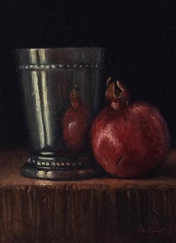 Darla McDowell OIL Pomegranate Art Pomegranates Daily Paintworks